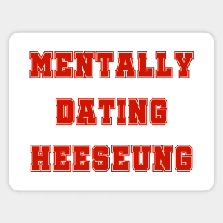 Mentally dating Enhypen Heeseung | Morcaworks Magnet